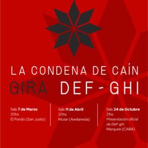 La Condena de Caín presenta su disco 