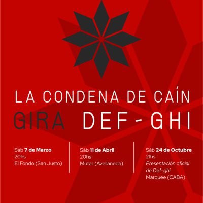 La Condena de Caín presenta su disco 