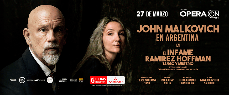 John Malkovich presenta “El infame Ramírez Hoffman” en 2026