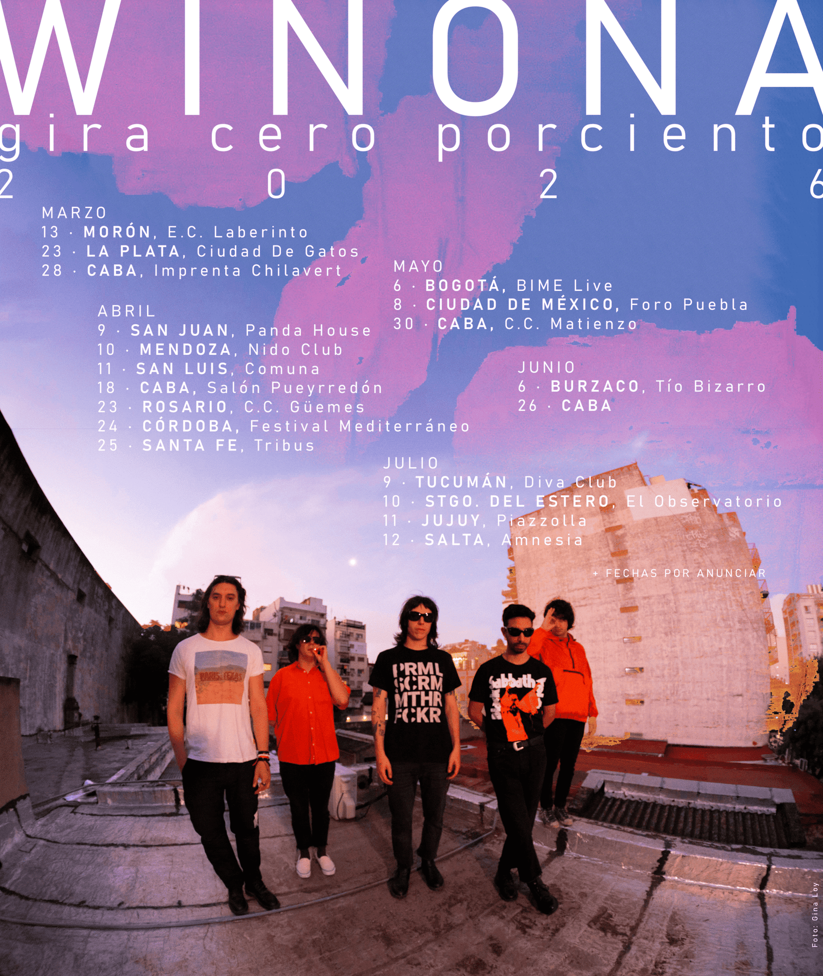 Winona Riders presenta su quinto álbum en 2026