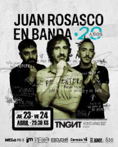 Juan Rosasco en Banda celebra 20 años en 2026
