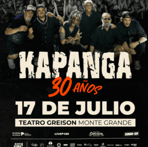 Kapanga celebra 30 años con una gira nacional en 2026