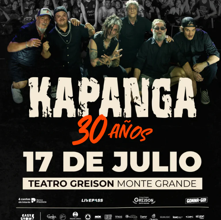 Kapanga celebra 30 años con una gira nacional en 2026