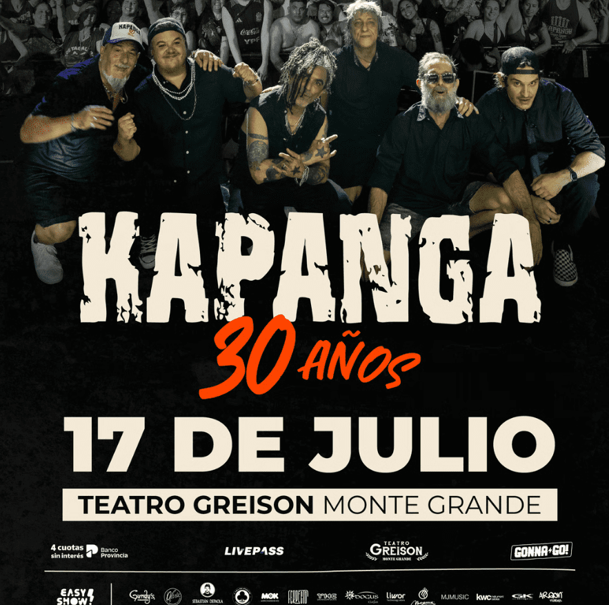 Kapanga celebra 30 años con una gira nacional en 2026
