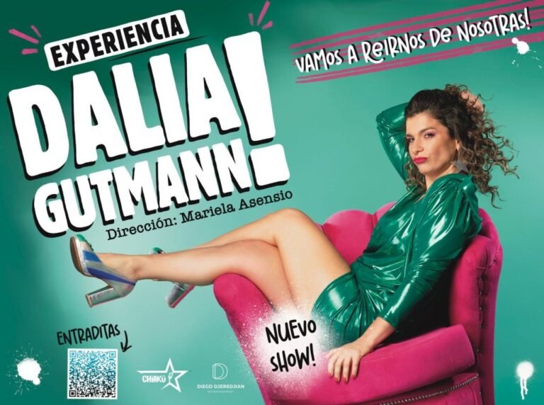 Dalía Gutmann girar Argentina y Uruguay 2026