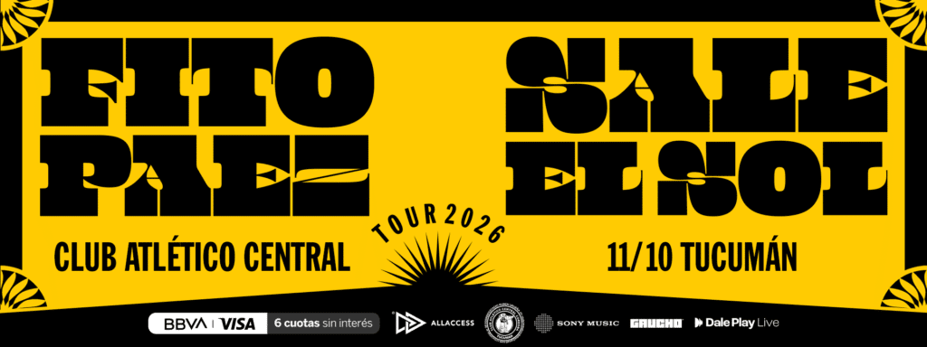 La esperada gira de Fito Páez comienza en Mayo de 2026