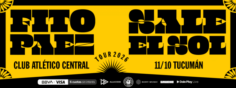 La esperada gira de Fito Páez comienza en Mayo de 2026