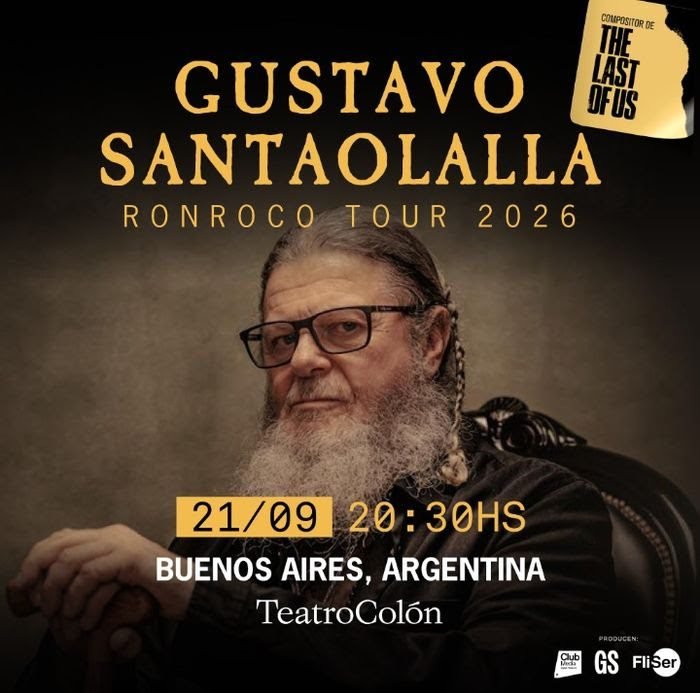 La imperdible presentación de Santaolalla en el Colón en el marco de su gira 2026
