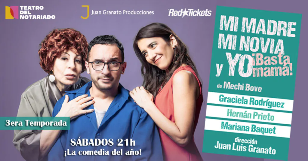 Mi Novia mi Madre y Yo en gira teatral 2026 Uruguay