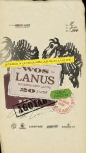 Wos suma nueva fecha en Lanús en 2026. Entrada online