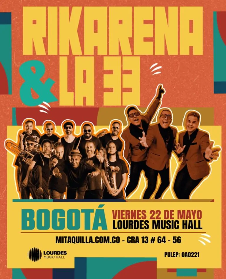 Rikarena y La-33 se presentan en Bogotá en 2026