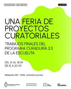 Feria de Proyectos Curatoriales en 2026