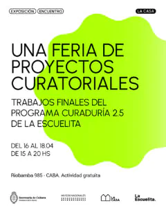 Feria de Proyectos Curatoriales en 2026