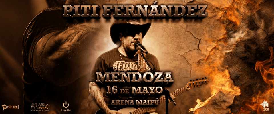 Piti Fernández en Arena Maipú 2026