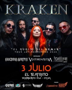 Kraken vuelve a Argentina en 2026. Tickets online