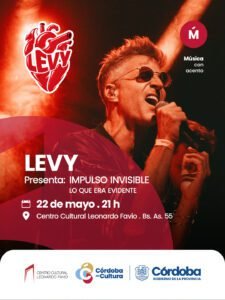 LEVY presenta “Impulso Invisible” en 2026. Entradas online