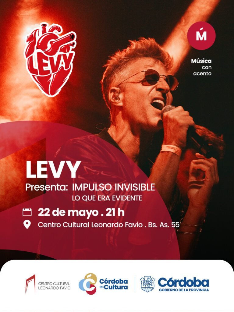 LEVY presenta “Impulso Invisible” en 2026. Entradas online
