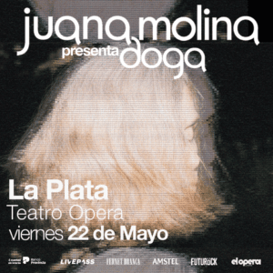 Juana Molina presenta “Doga” en La Plata en 2026. Entradas online