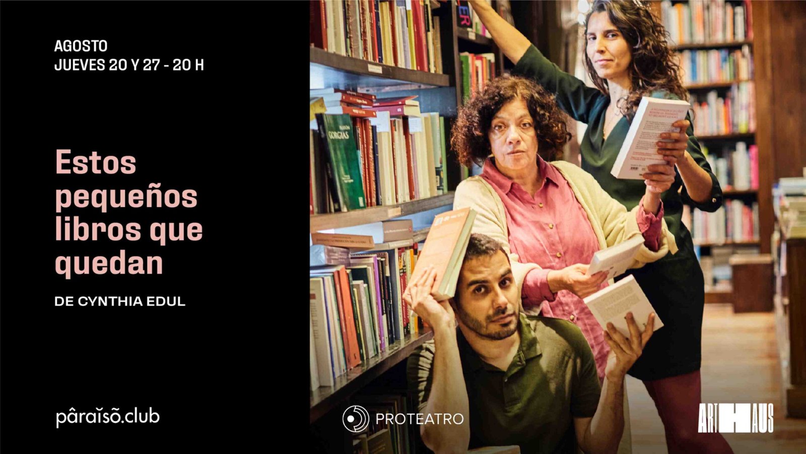 “Estos pequeños libros que quedan” de Cynthia Edul. Ocio Tickets!