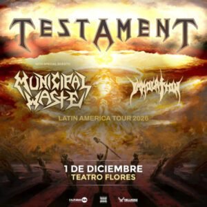 Testament vuelve a Argentina en 2026