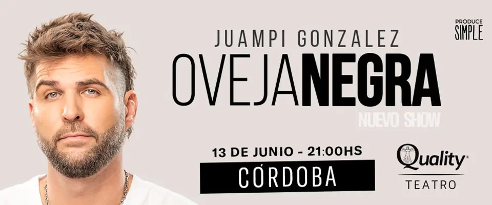 Juampi González gira rioplatense 2026: Fechas y Entradas Online.