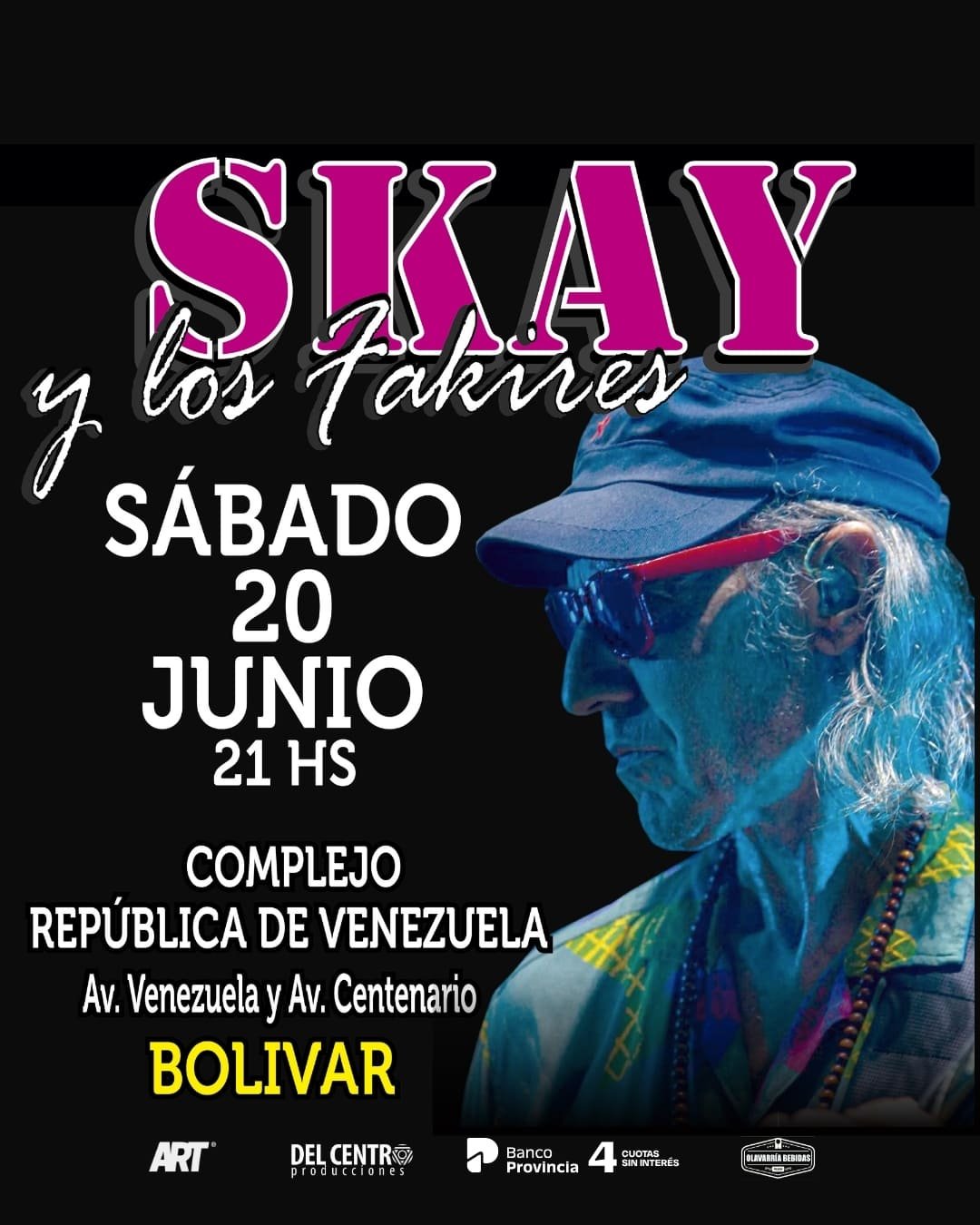 Skay y los Fakires visitando el interior con el sonido imperdible de Skay Beilinson en 2026