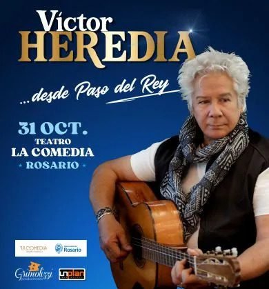 Víctor Heredia presenta “Desde Paso del Rey” en 2026. Entradas online