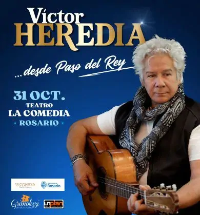 Víctor Heredia presenta “Desde Paso del Rey” en 2026. Entradas online
