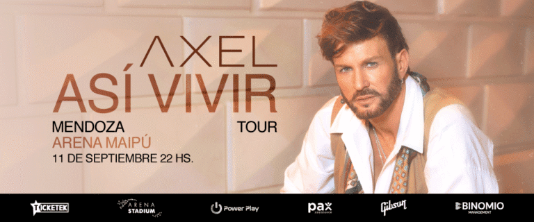 Axel llega a Mendoza en 2026