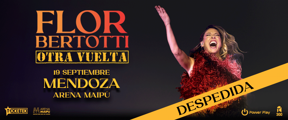 Flor Bertotti despide “Otra Vuelta” en Mendoza. Tickets online
