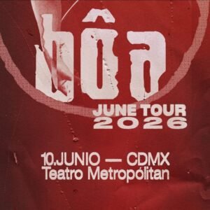 Bôa presenta nuevo álbum en el Metropólitan de México en 2026