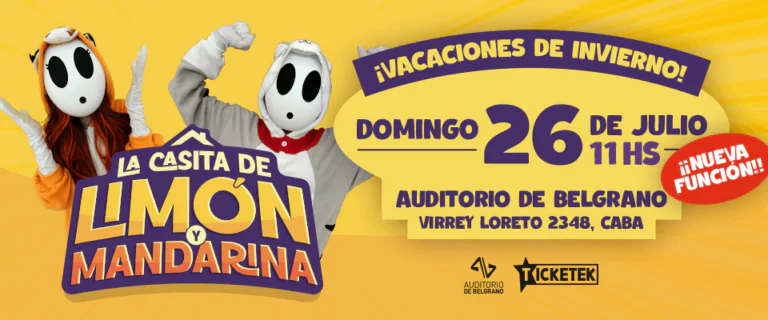 “La casita de Limón y Mandarina” llega en 2026 al teatro