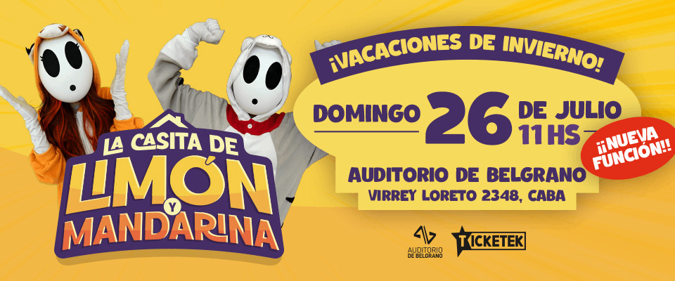 “La casita de Limón y Mandarina” llega en 2026 al teatro
