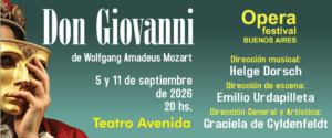 “Don Giovanni” llega al teatro en 2026. Entradas online