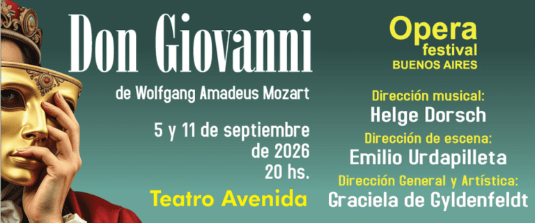 “Don Giovanni” llega al teatro en 2026. Entradas online
