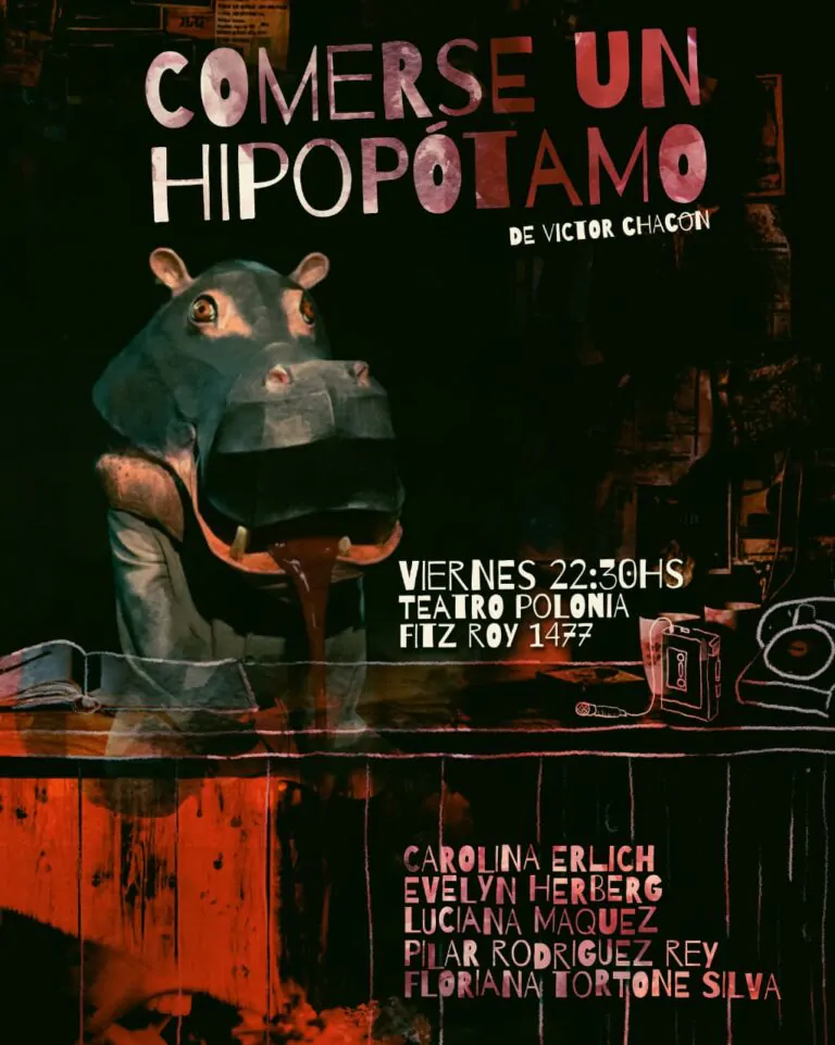 “Comerse un hipopótamo” llega en 2026 al Teatro Polonia