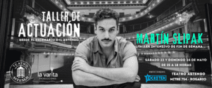 Martín Slipak dicta taller escénico en 2026