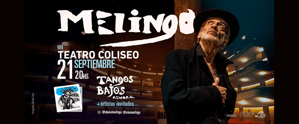 Daniel Melingo presenta “Tangos Bajos” en 2026