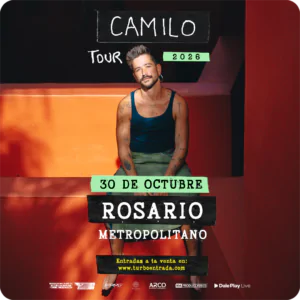 Camilo regresa a Argentina en 2026 con un show cargado de éxitos