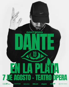 Dante presenta “Día 3” en La Plata en 2026