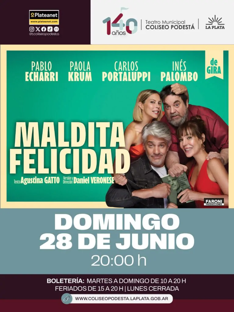 Espectáculos del Teatro Podestá La Plata Junio!