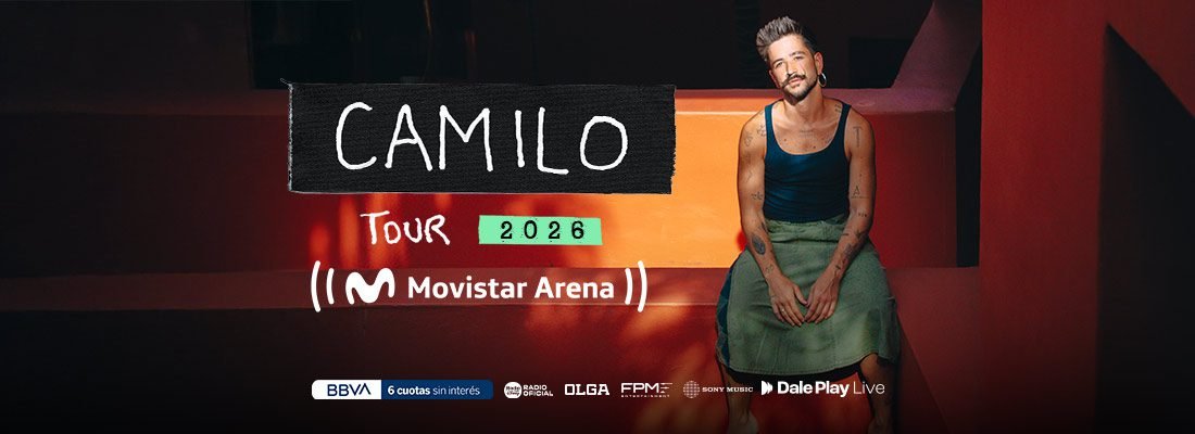 Camilo regresa a Argentina en 2026 con un show cargado de éxitos