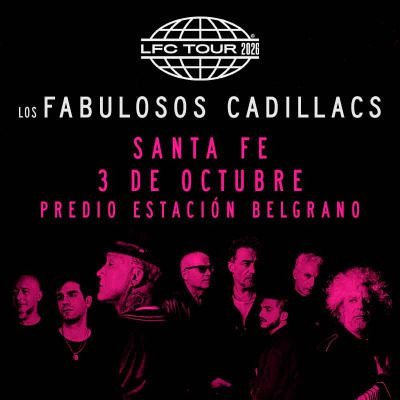 Los Fabulosos Cadillacs vuelven a Tandil por sus 40 años 2026
