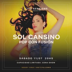 Sol Cansino presenta Pop con Fusión en The Lift en 2026. TicketsGo!