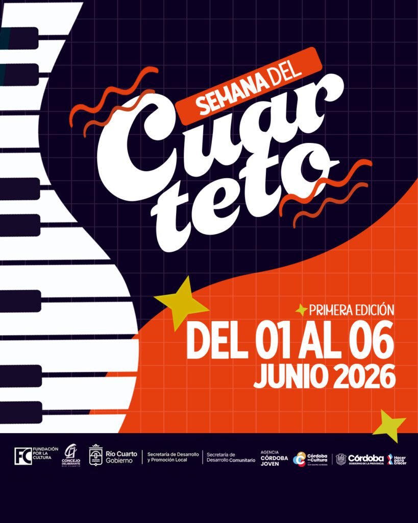 Río Cuarto tendrá su primera Semana del Cuarteto en 2026