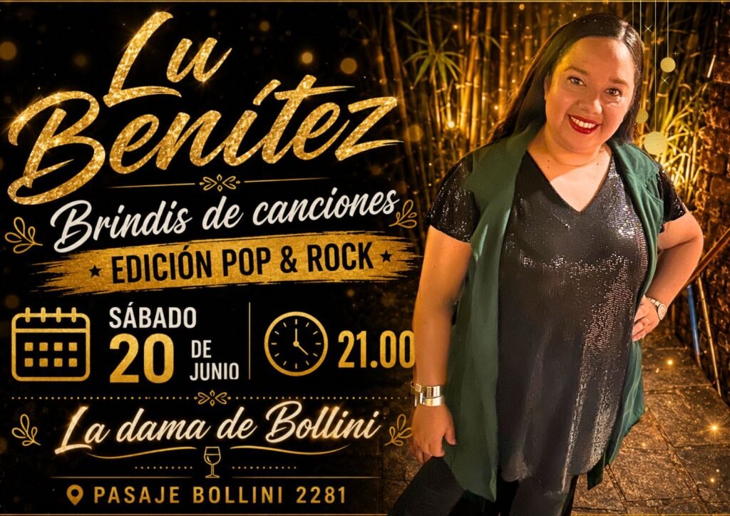 Llega el concierto de pop y rock de Lu Benítez en 2026