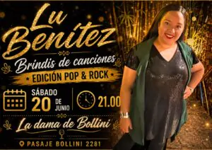 Llega el concierto de pop y rock de Lu Benítez en 2026