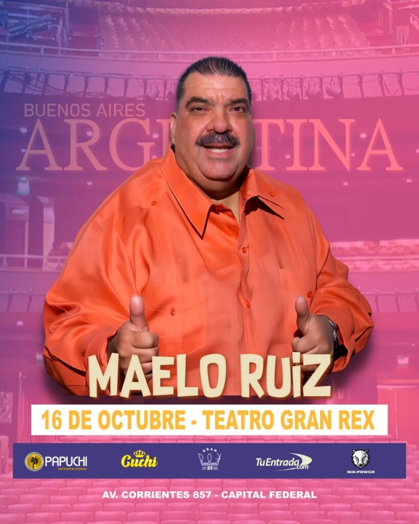 Maelo Ruiz llega al Teatro Gran Rex en 2026. TicketsGo!