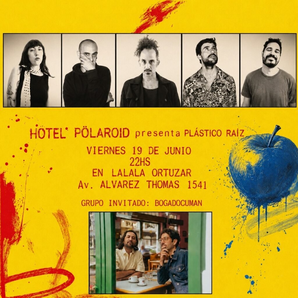 Hotel Polaroid presenta Plástico Raíz en vivo 2026