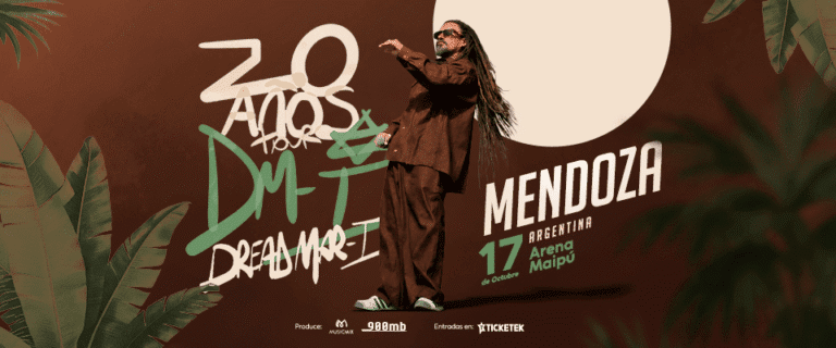 Dread Mar I celebra 20 años de trayectoria con un show en Mendoza en 2026. TicketsGo!